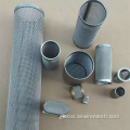 Cylindrical Hepa Filter stainless steel filter round woven mesh tube Factory